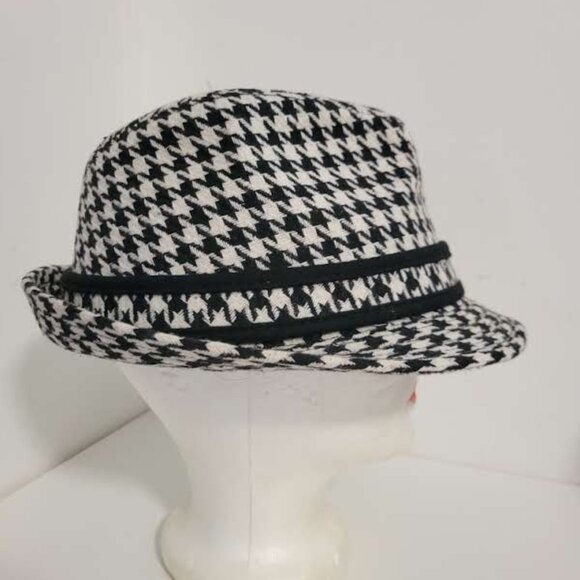 Herringbone Wool hat by The Hatter Large Pattern - Picture 2 of 6